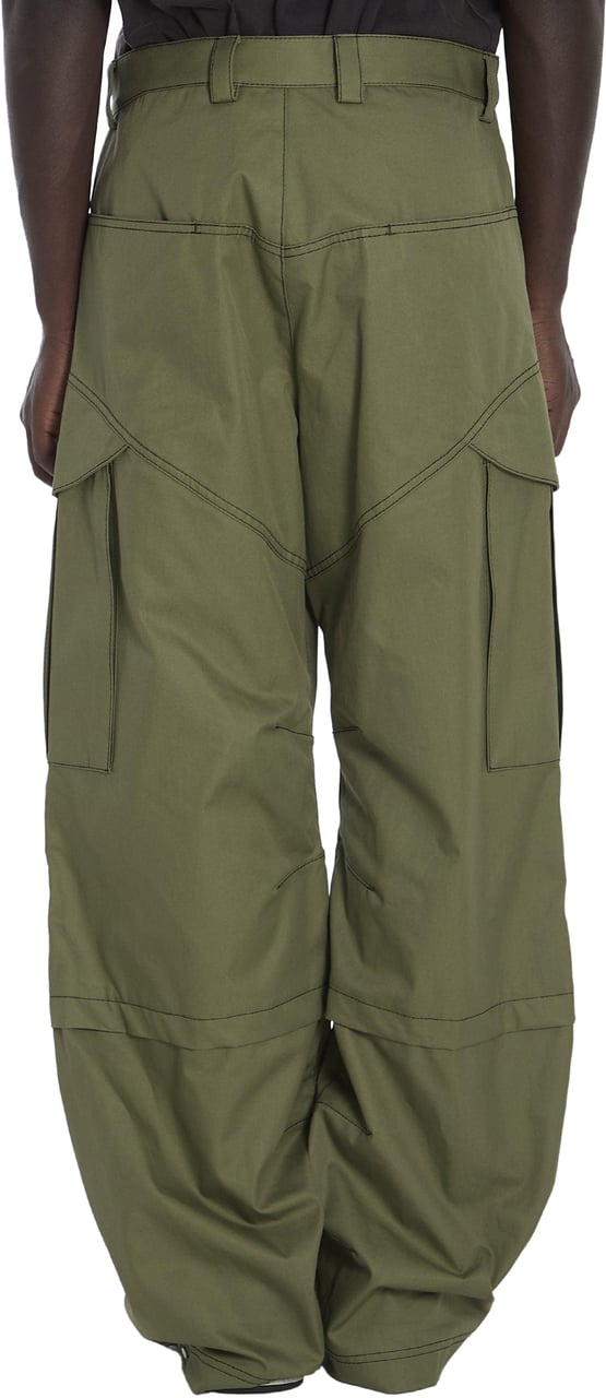 OFF-WHITE Cargo pants in cotton Groen