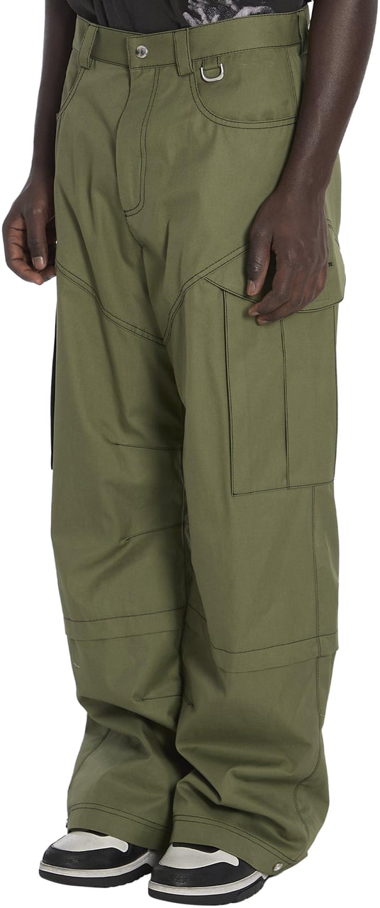 OFF-WHITE Cargo pants in cotton Groen