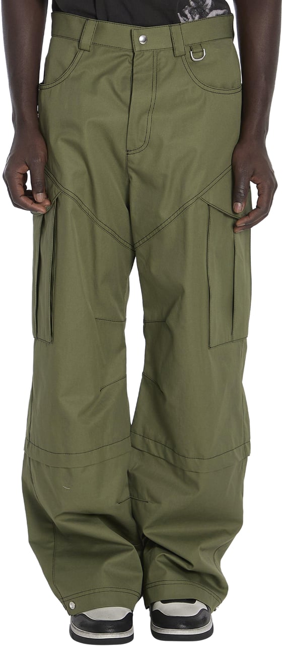 OFF-WHITE Cargo pants in cotton Groen