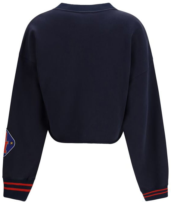 OFF-WHITE Off-White Blue Cotton Sweatshirt Blauw