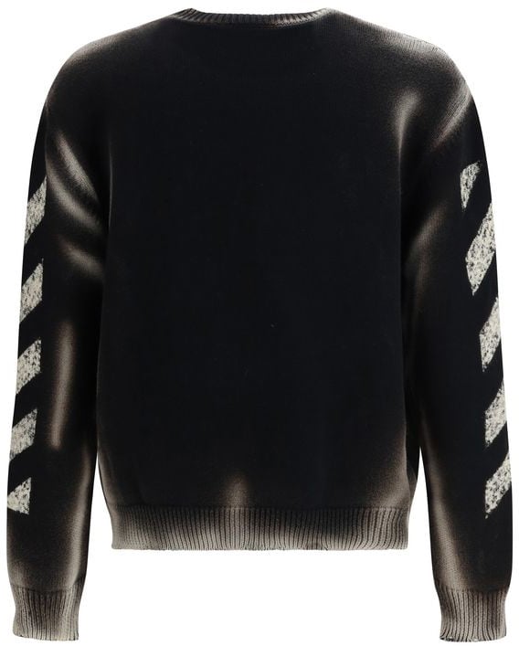 OFF-WHITE Off-White Black Cotton Sweatshirt Zwart
