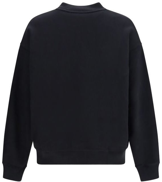 Off-White Black Cotton Sweatshirt Beige
