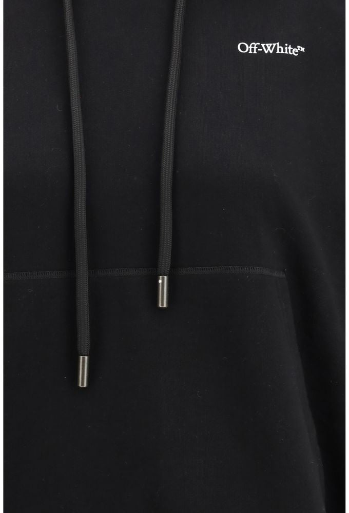 OFF-WHITE Off-White Black Cotton Sweatshirt Zwart