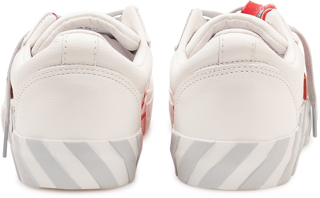 OFF-WHITE Sneakers Low Vulcanized con Lacci Wit