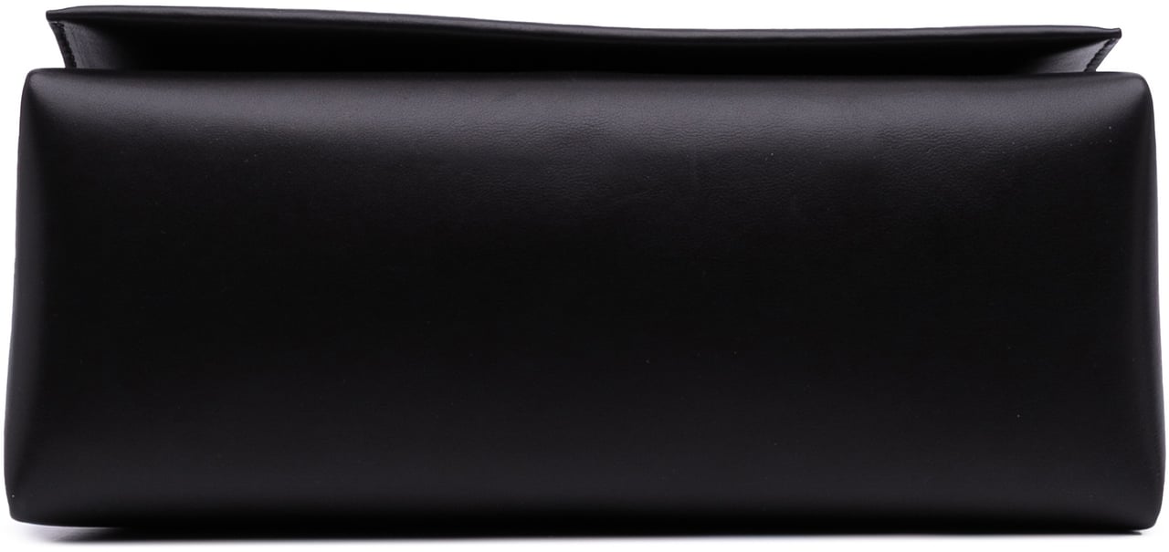 OFF-WHITE Leather Nail Clutch Zwart