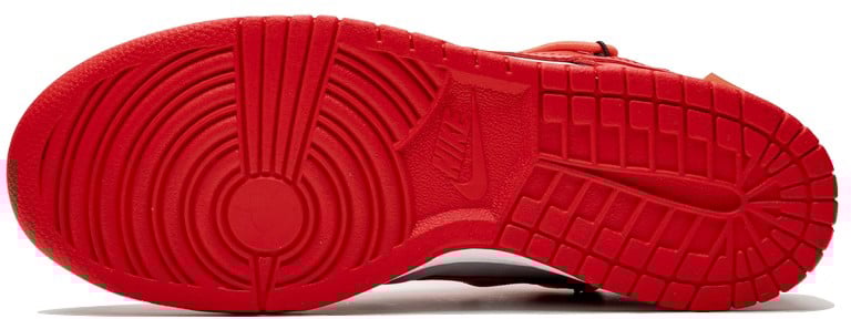 OFF-WHITE Nike Off-White Dunk Low University Red Grijs