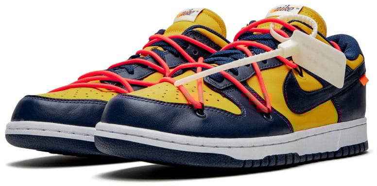 OFF-WHITE Off-White Dunk Low Michigan Blauw