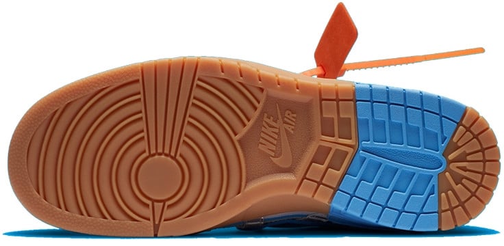 OFF-WHITE Nike Dunk Off-White Air Rubber UNC Wit