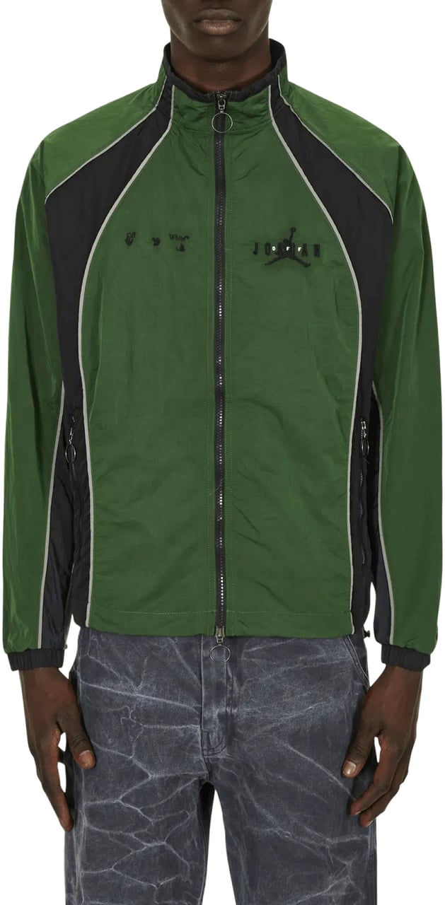 OFF-WHITE X Nike Air Jordan Logo Track Jacket Groen