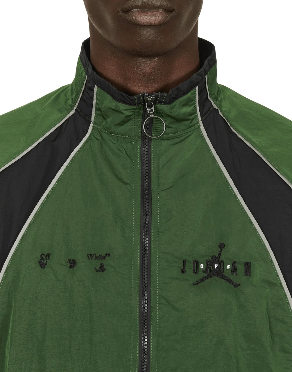 OFF-WHITE X Nike Air Jordan Logo Track Jacket Groen