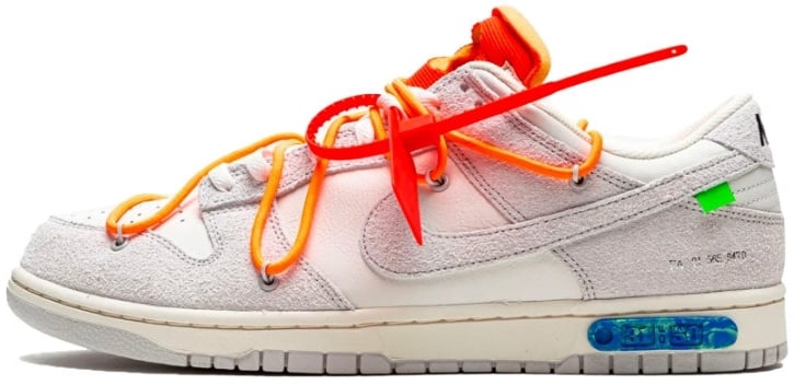 OFF-WHITE Nike Dunk Low Off-White Lot 31 Grijs