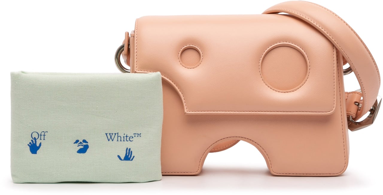 OFF-WHITE Leather Burrow 22 Crossbody Bruin