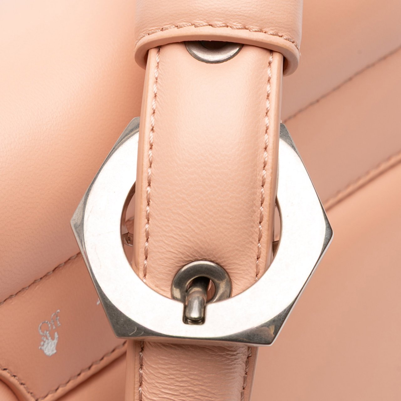 OFF-WHITE Leather Burrow 22 Crossbody Bruin