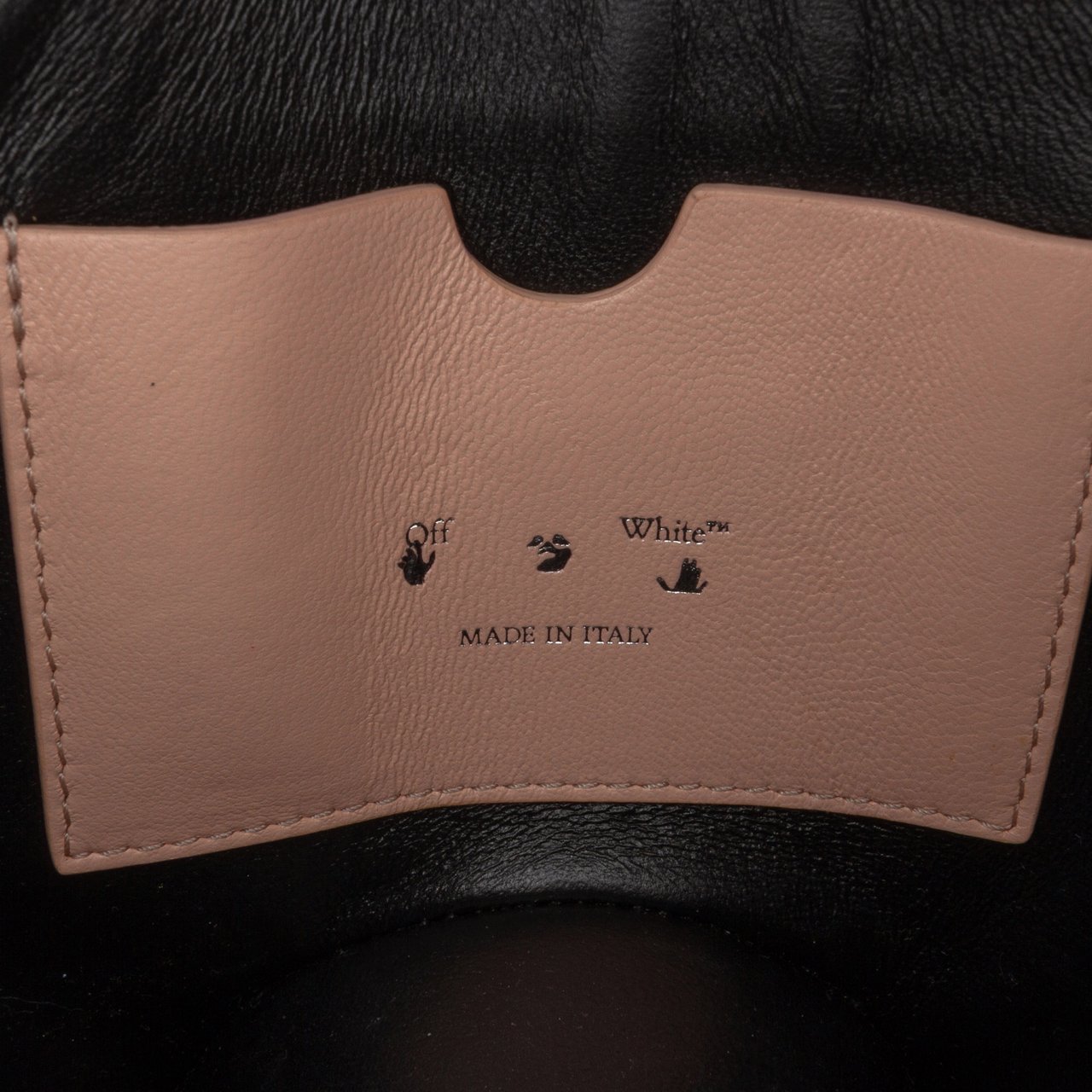 OFF-WHITE Leather Burrow 22 Crossbody Bruin