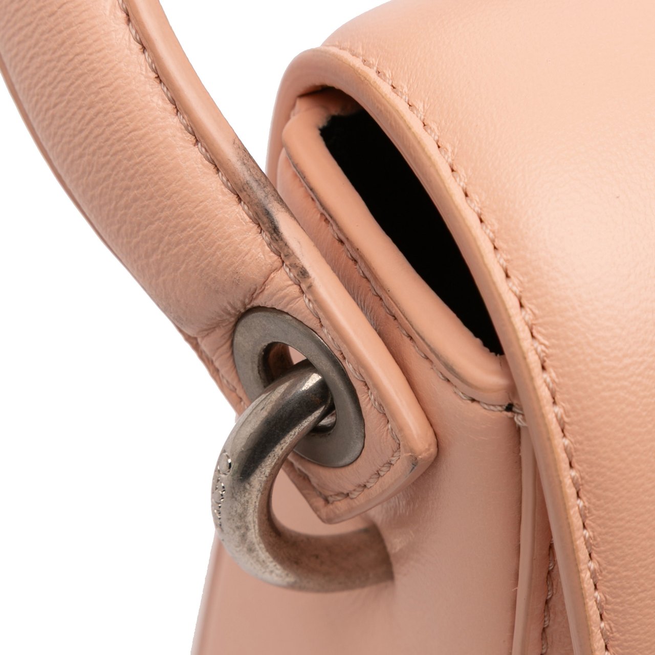 OFF-WHITE Leather Burrow 22 Crossbody Bruin