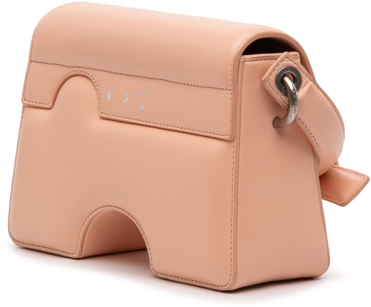 OFF-WHITE Leather Burrow 22 Crossbody Bruin