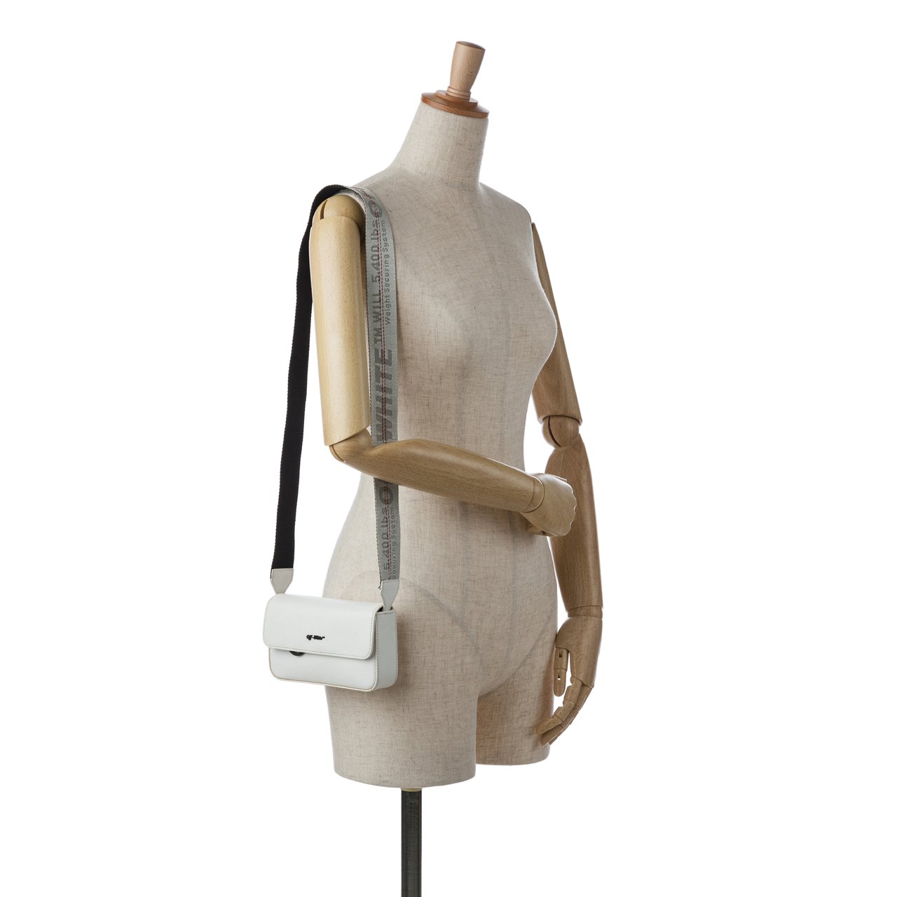 OFF-WHITE Leather Crossbody bag Wit
