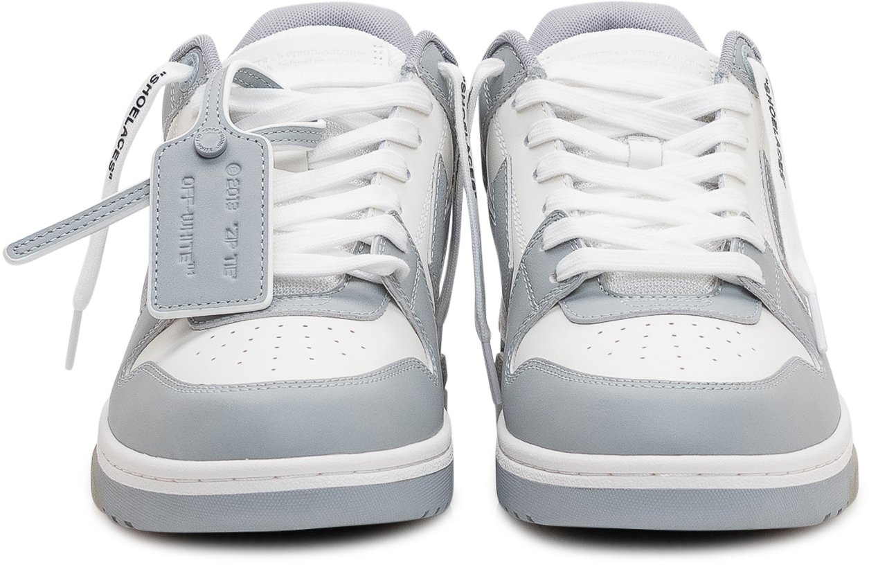 OFF-WHITE Out of Office Calf Sneakers Lichtgrijs