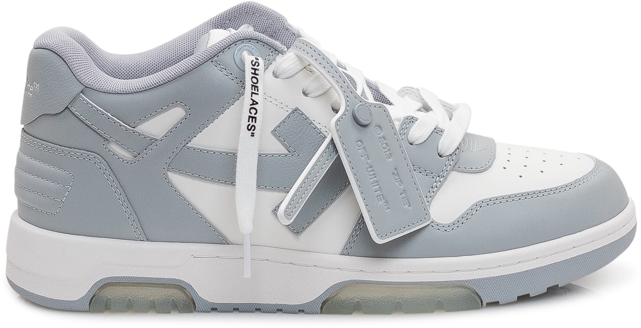 OFF-WHITE Out of Office Calf Sneakers Lichtgrijs