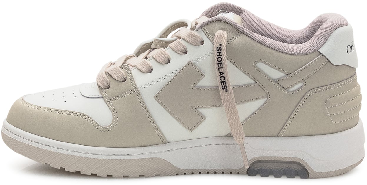 OFF-WHITE Off-White Sneakers Low Vulcanized in Pelle e Tessuto Beige