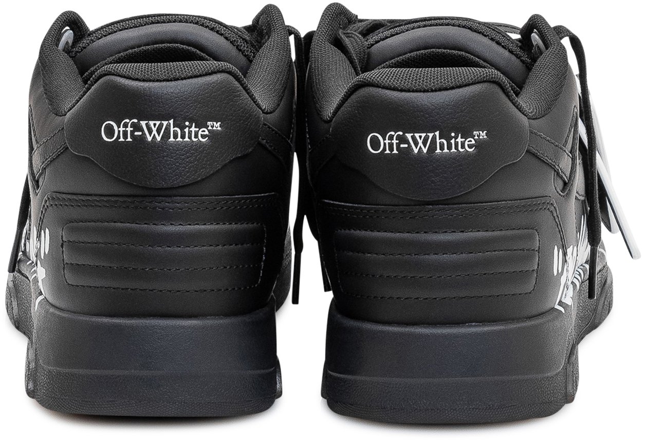 OFF-WHITE Sneaker Out of Office con Scritta Laterale Zwart