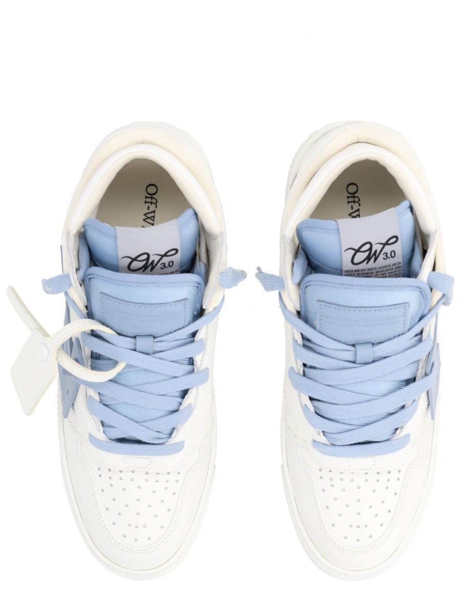 OFF-WHITE White 3.0 Floating Arrow Leather Sneakers Wit
