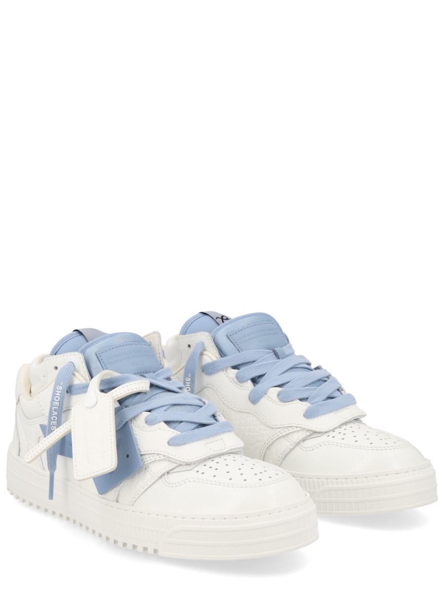 OFF-WHITE White 3.0 Floating Arrow Leather Sneakers Wit