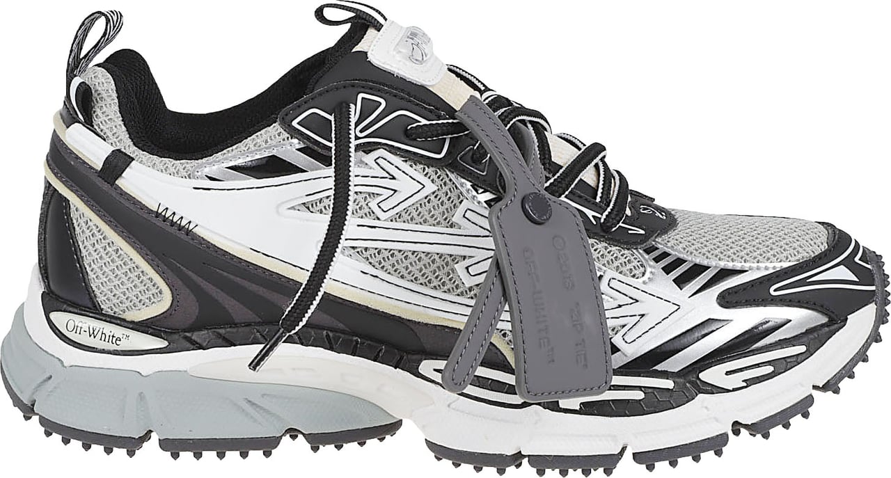 OFF-WHITE 'Be Right Back' Grey Mesh Sneakers Grijs