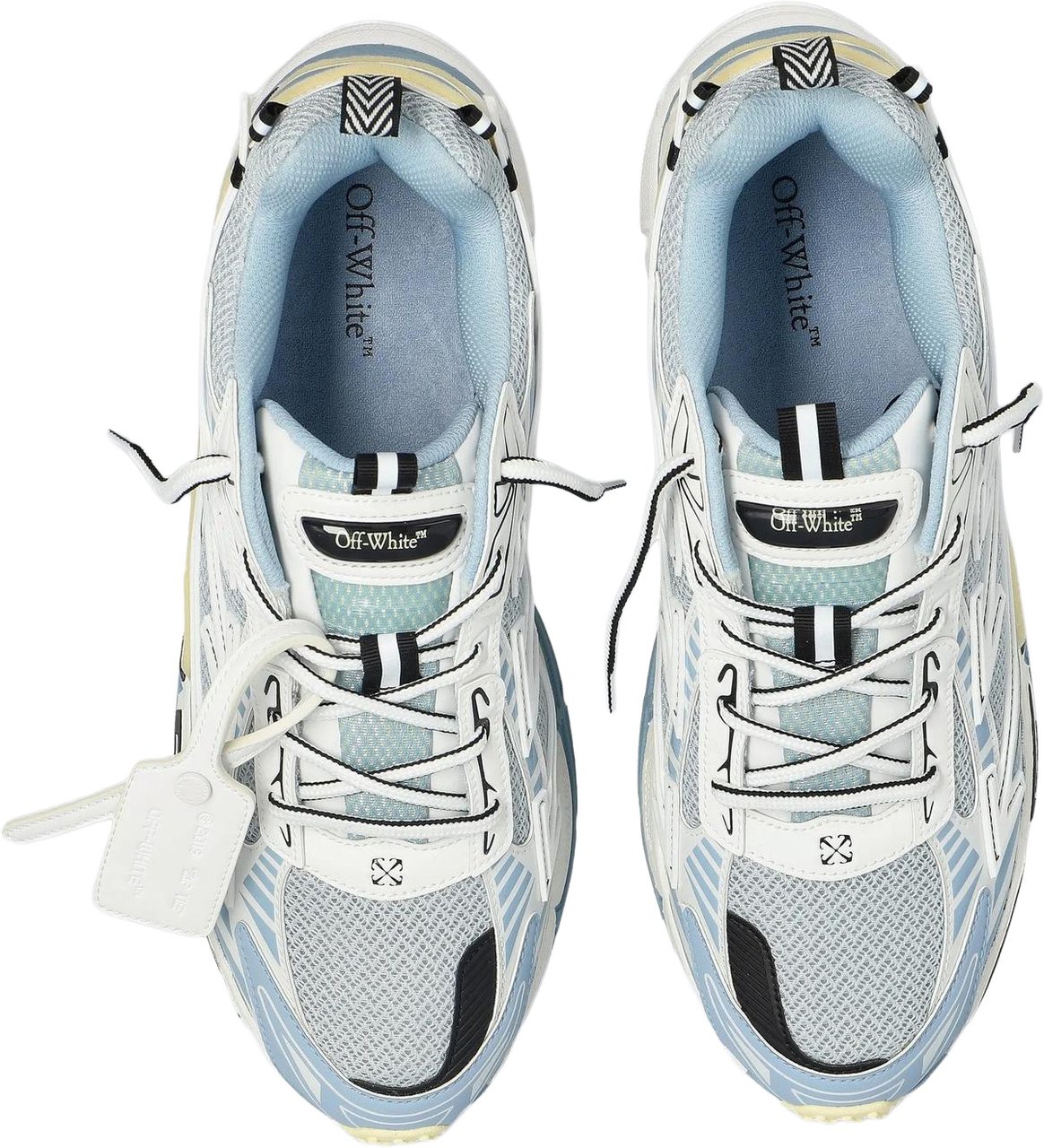 OFF-WHITE OFF WHITE Heren Ow Be Right Back Sneaker Blauw