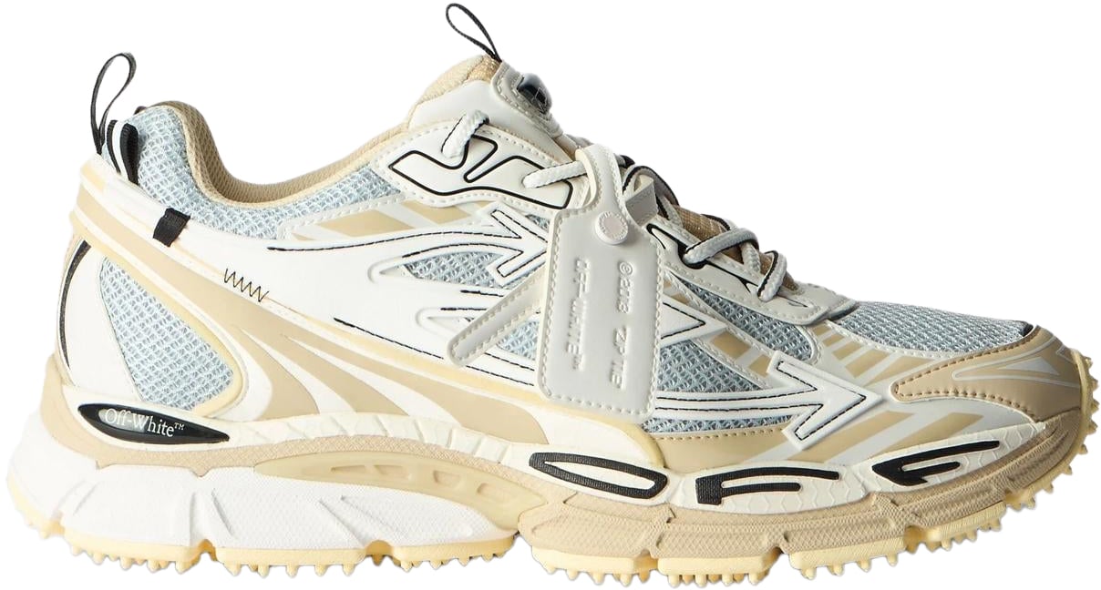 OFF-WHITE Heren Ow Be Right Back Sneaker Beige Beige