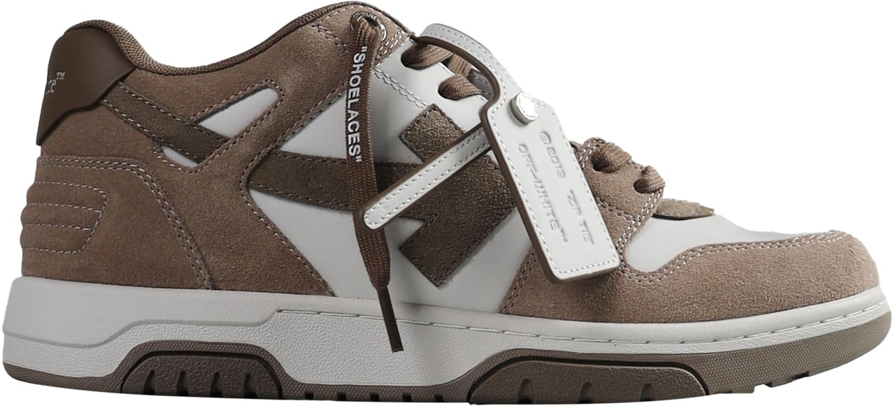 OFF-WHITE UITKOMENDE SNEAKERS Taupe