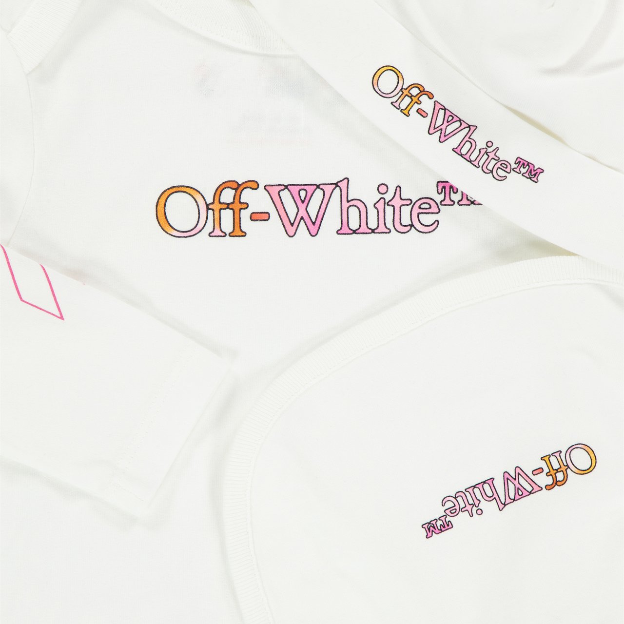 OFF-WHITE Off-White Baby Jongens Setje In Wit Wit
