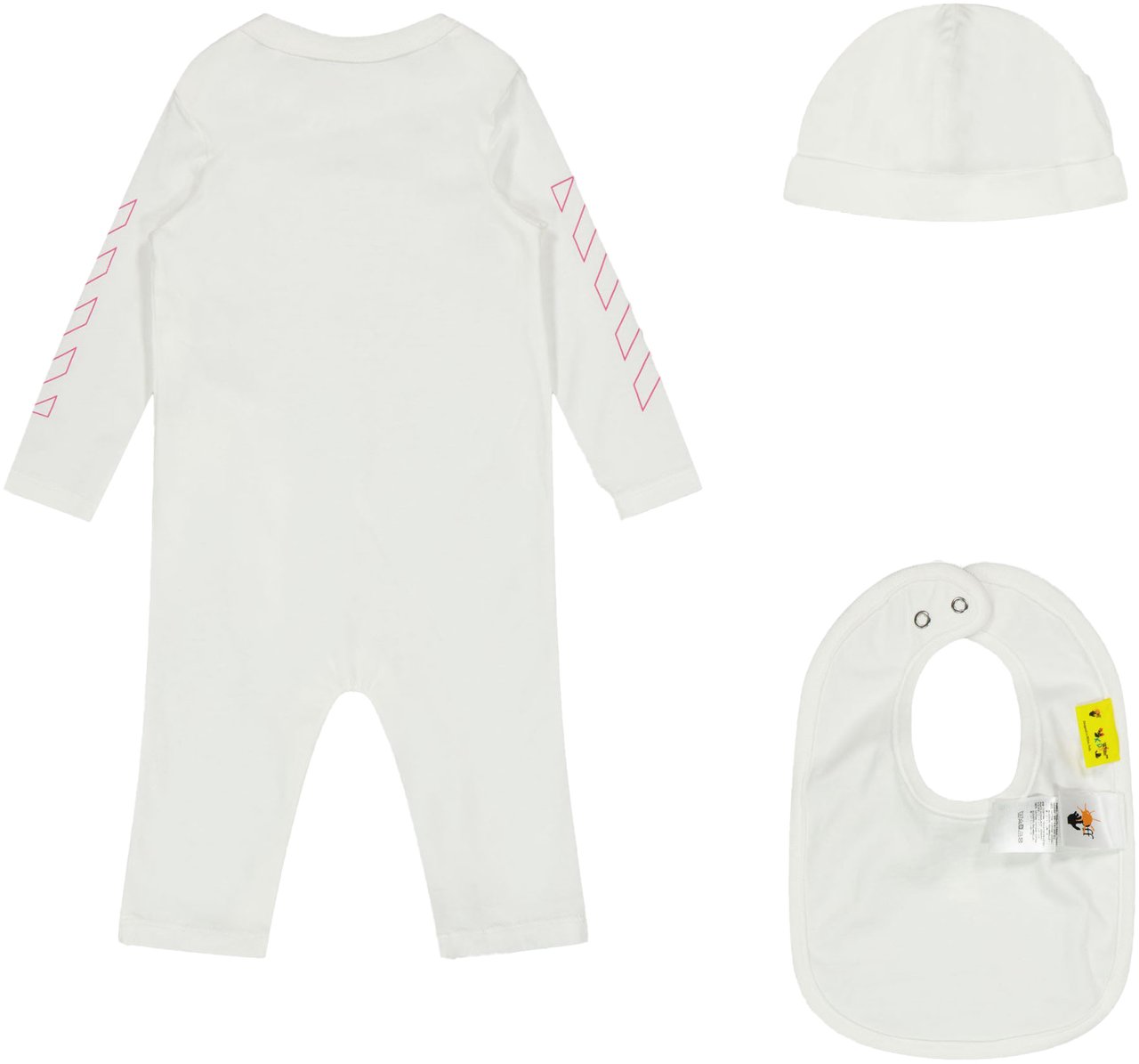 OFF-WHITE Off-White Baby Jongens Setje In Wit Wit
