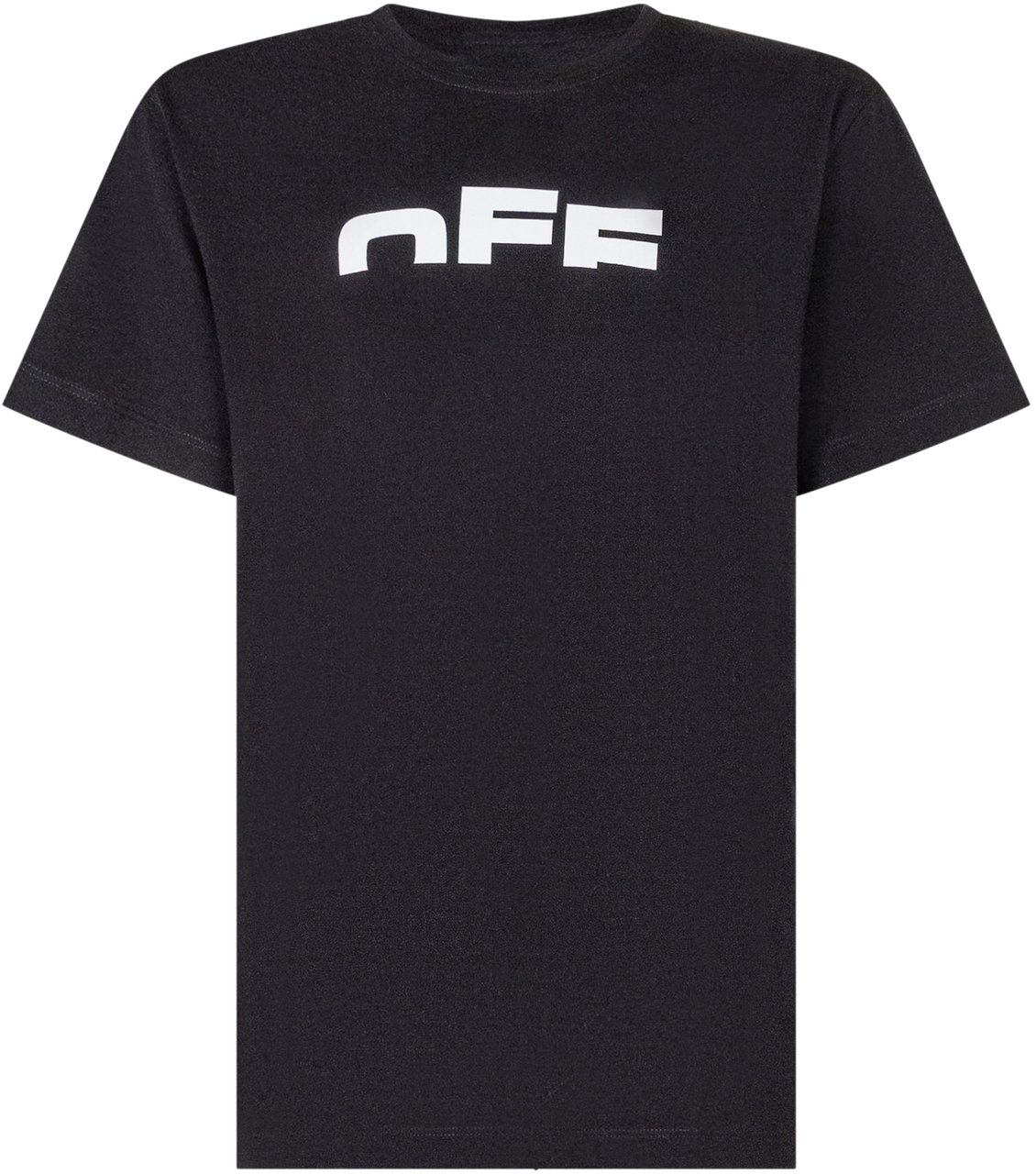 OFF-WHITE Off-White Kids T-Shirt Nera con Logo e Frecce Zwart