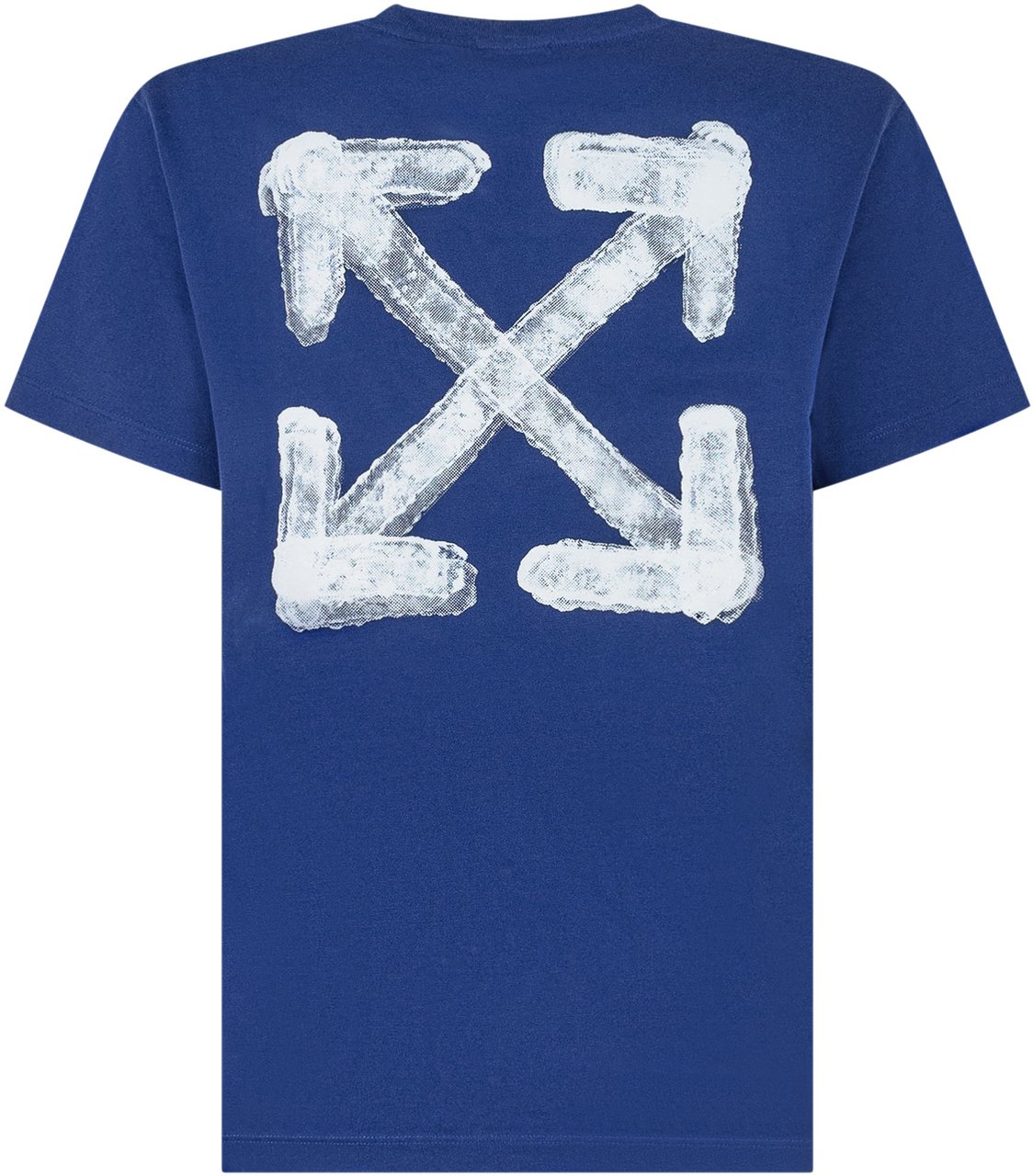 OFF-WHITE Off-White Kids T-Shirt Nera con Logo e Frecce Blauw