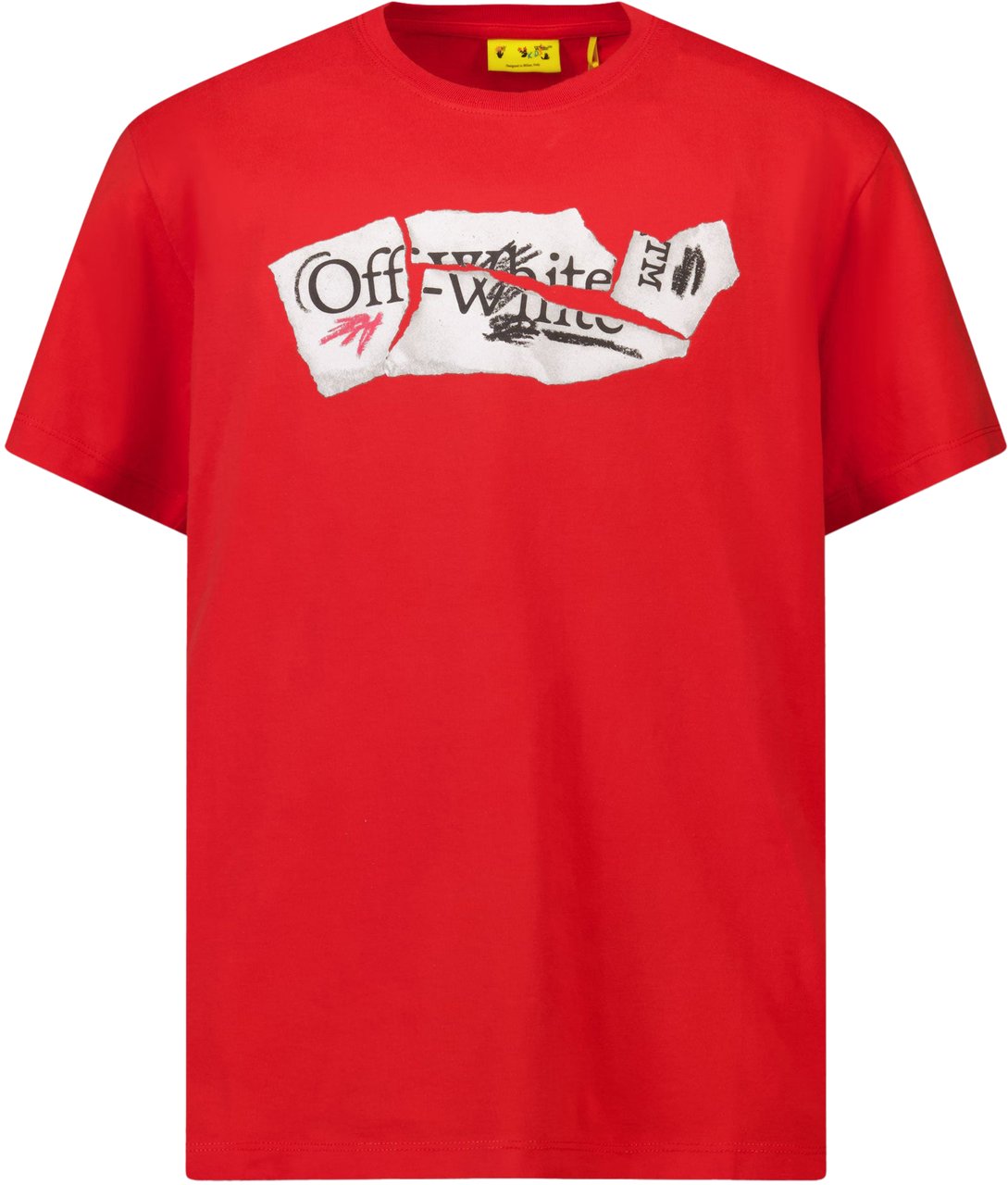 OFF-WHITE Off-White Kinder Jongens T-Shirt In Rood Rood
