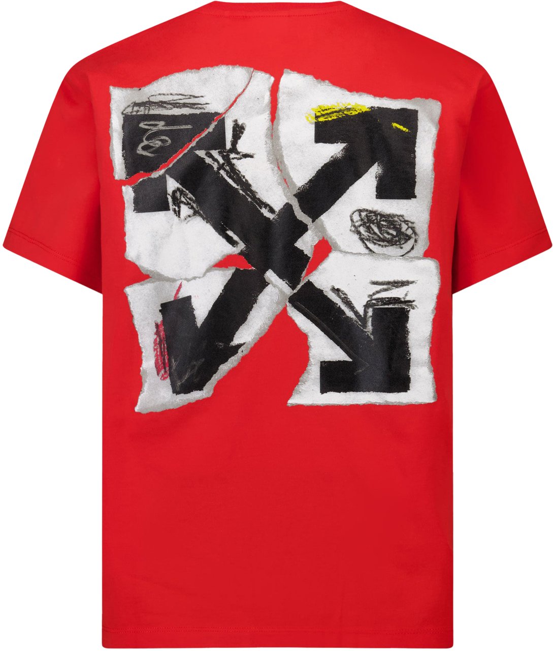 OFF-WHITE Off-White Kinder Jongens T-Shirt In Rood Rood
