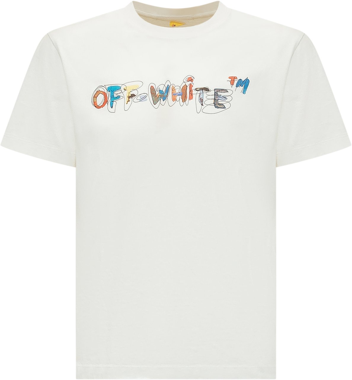 OFF-WHITE Water Sketch T-Shirt Wit