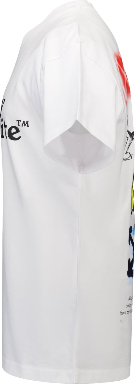OFF-WHITE Off-White Kinder Jongens T-Shirt In Wit Wit