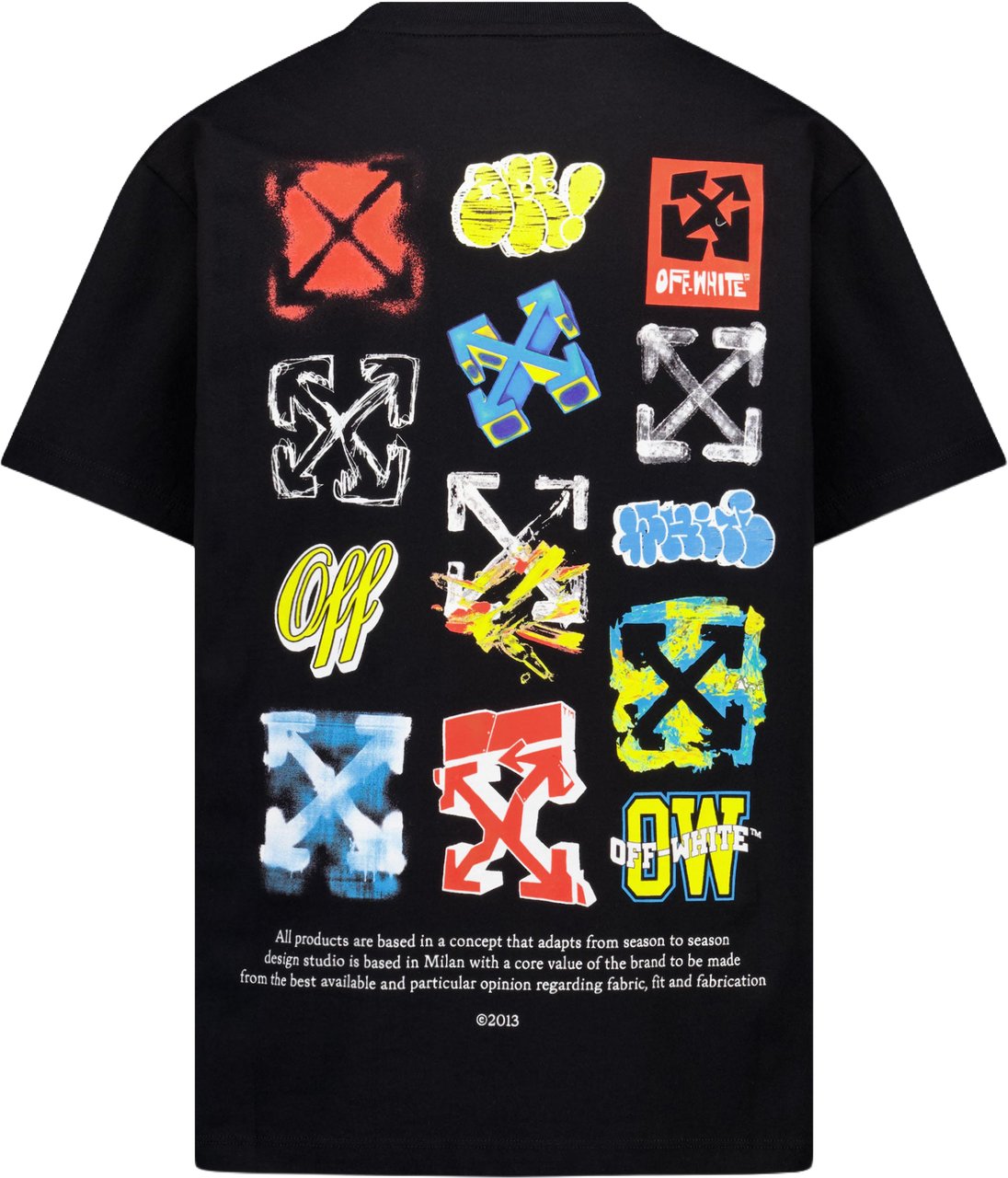 OFF-WHITE Off-White Kinder Jongens T-Shirt In Zwart Zwart