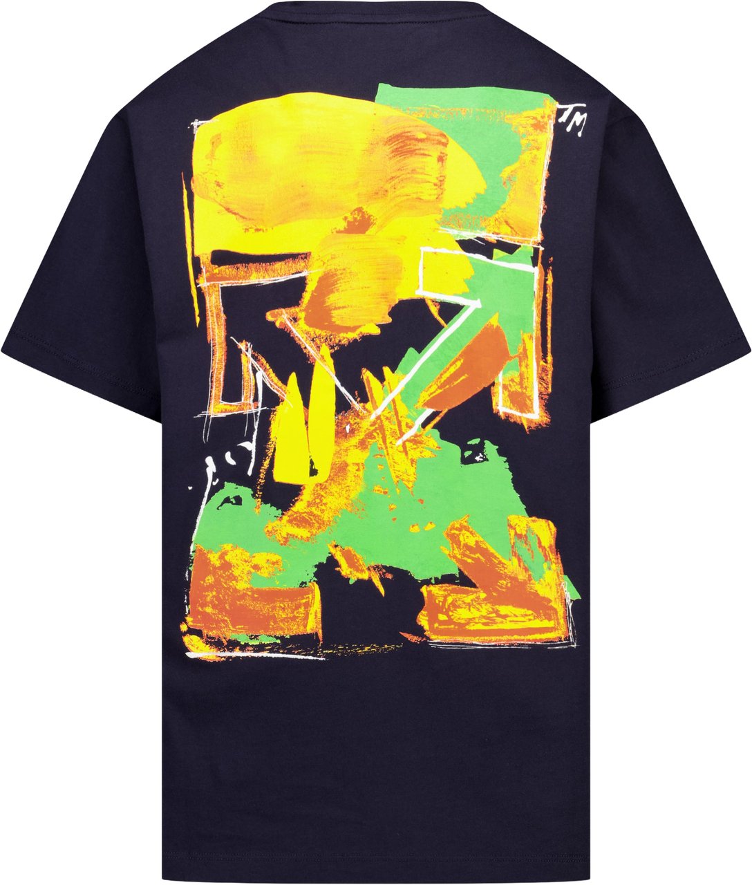 OFF-WHITE Off-White Kinder Jongens T-Shirt In Donker Blauw Blauw