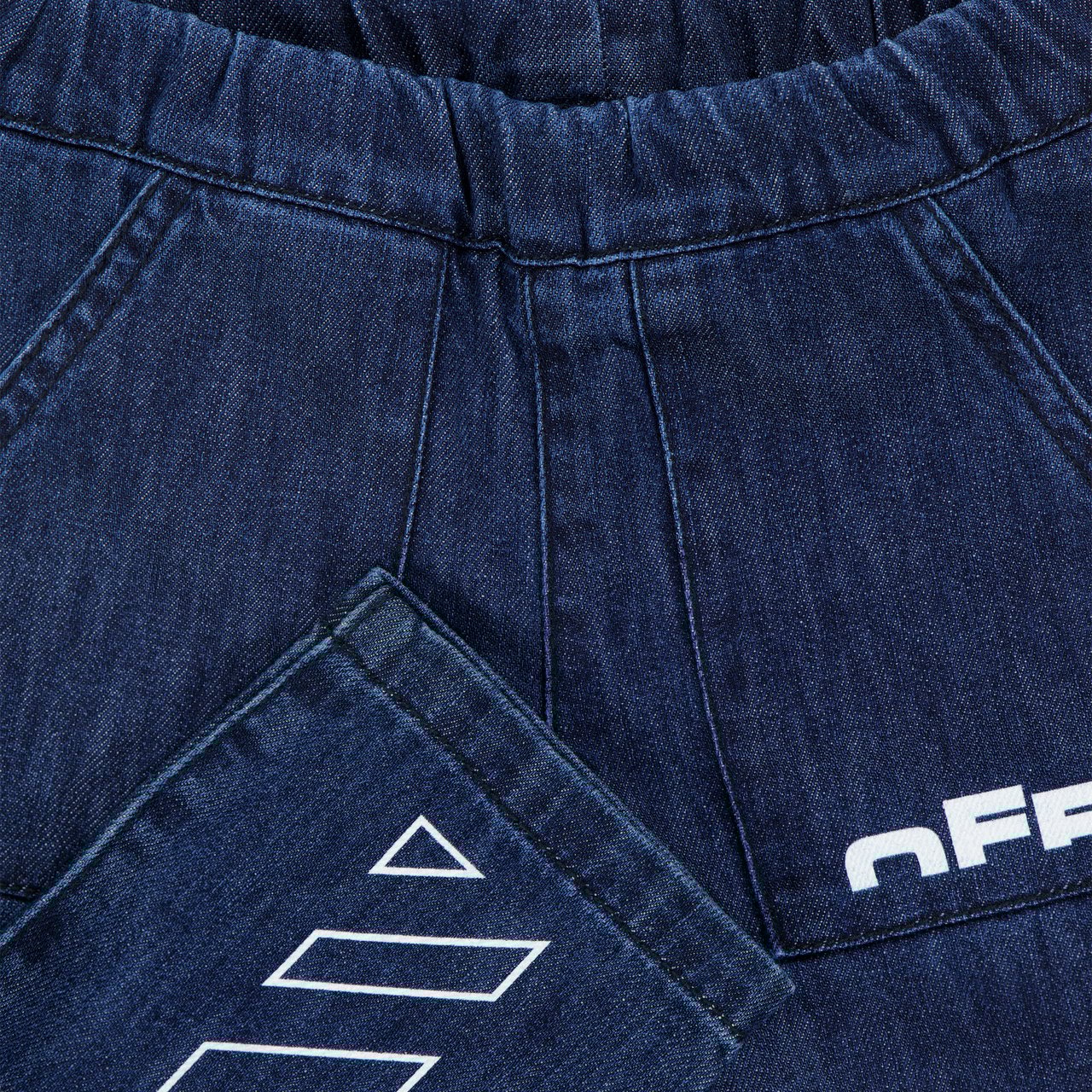 OFF-WHITE Off-White Baby Jongens Jeans In Blauw Blauw