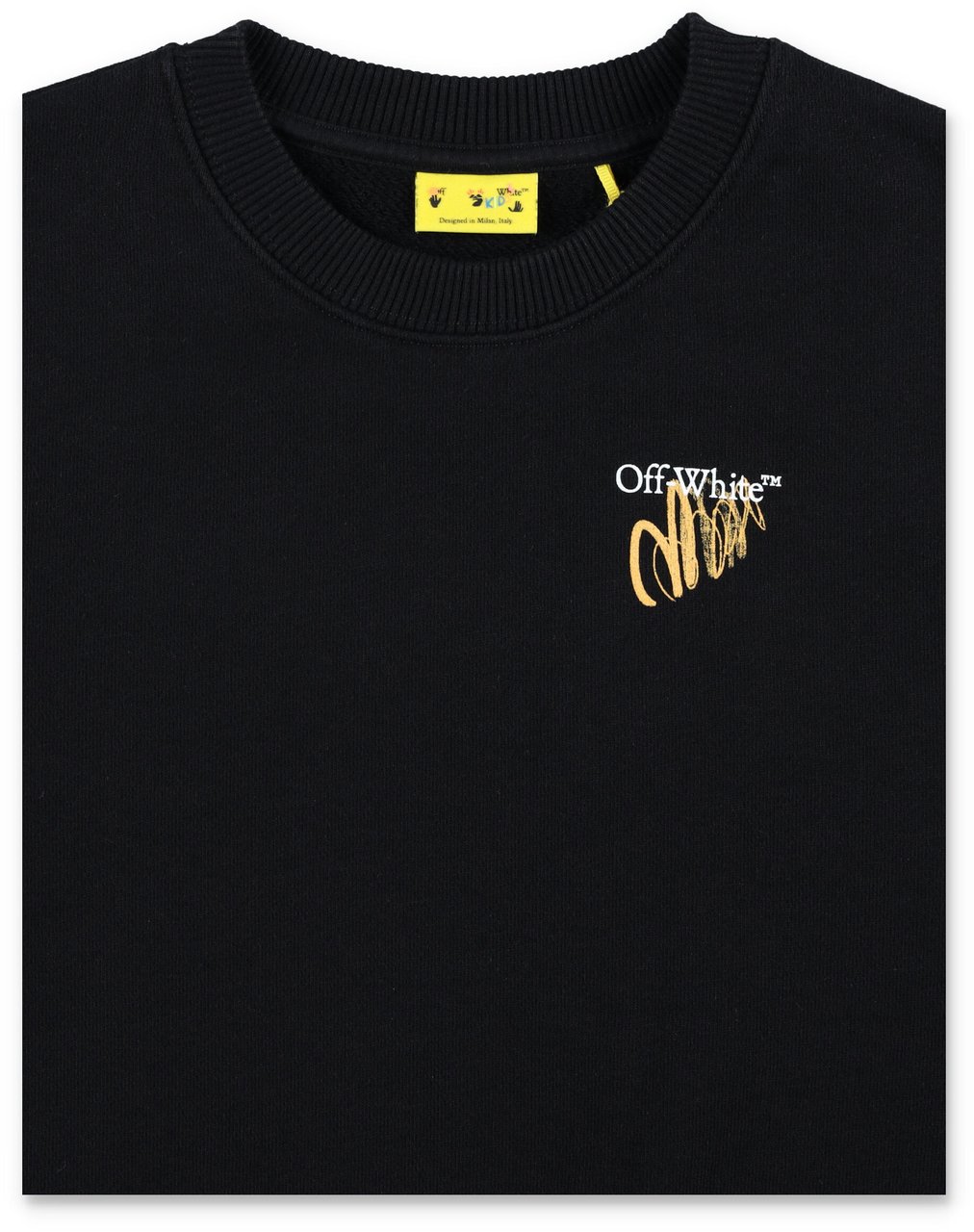 OFF-WHITE Fleece Sketch Nero Zwart