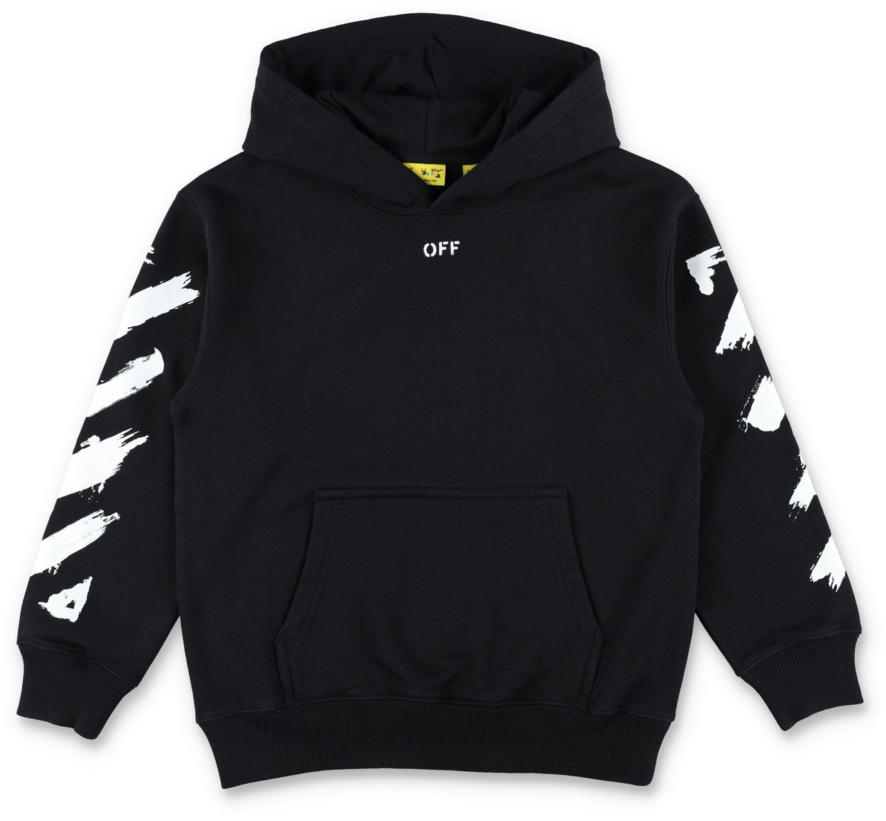 OFF-WHITE Diag Paint Hoodie Nero Zwart