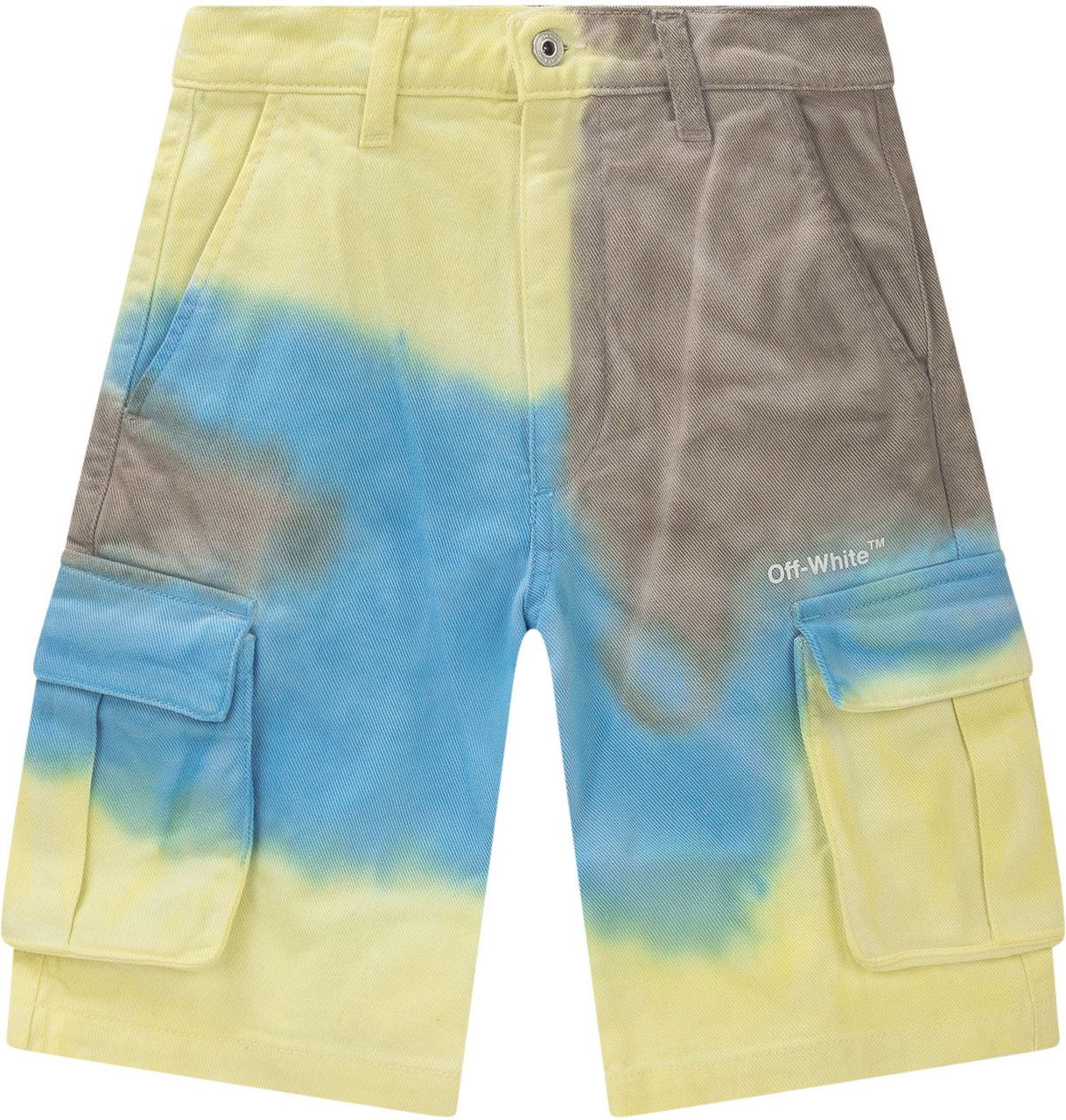 OFF-WHITE Shorts Cargo Tie-Dye Divers