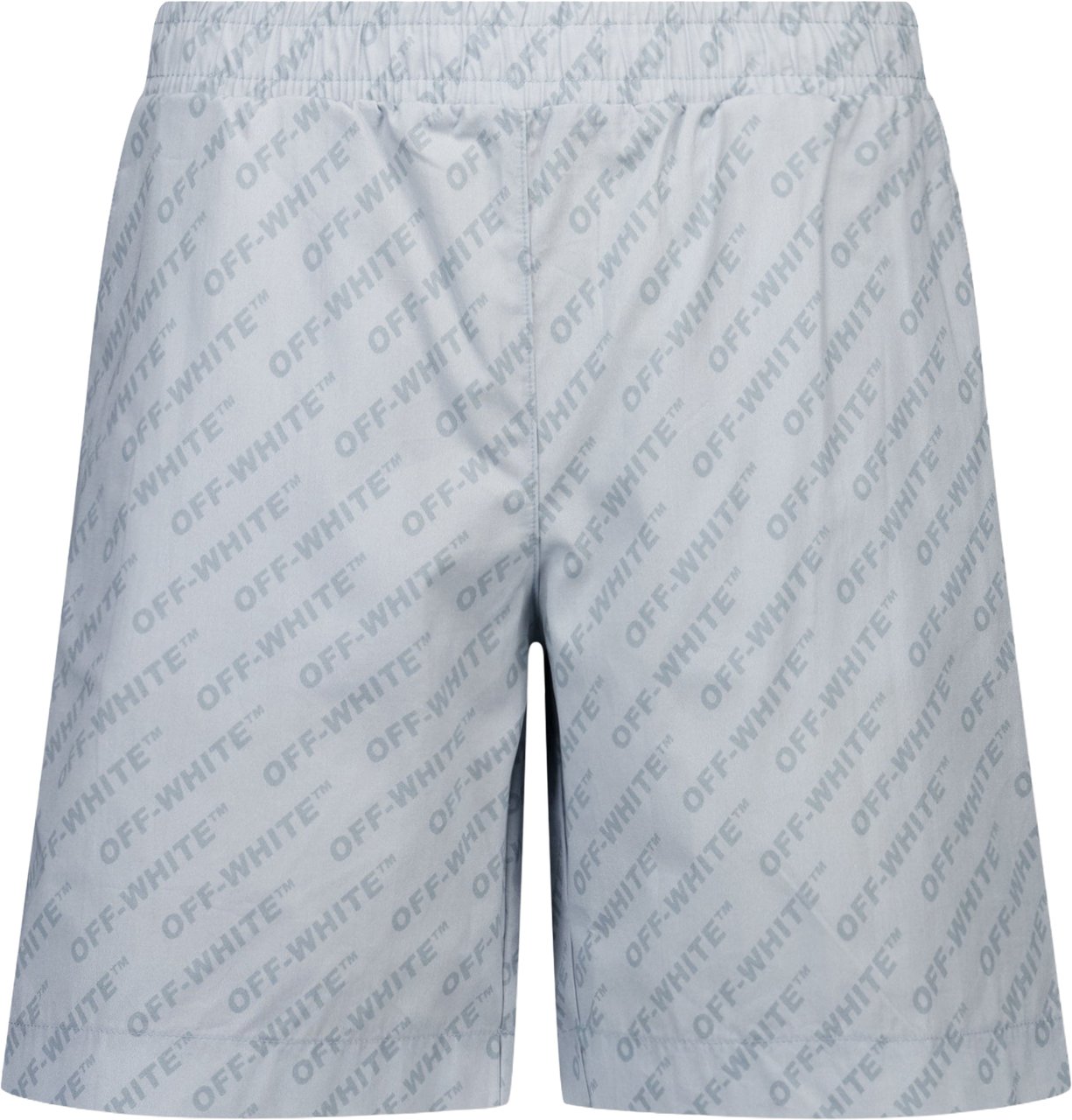 Off-White Kinder Jongens Shorts In Licht Blauw Blauw