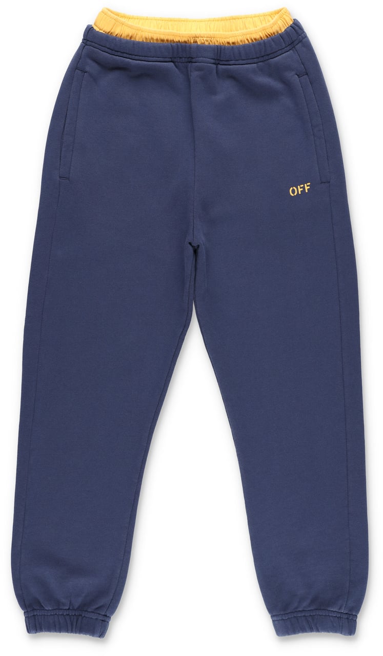 OFF-WHITE Kid - Off Stamp sweatpants Blauw