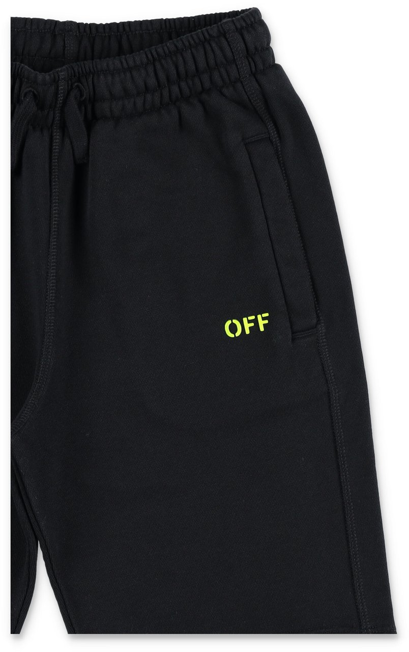 OFF-WHITE Off Diag Shorts Fleece Nero Zwart
