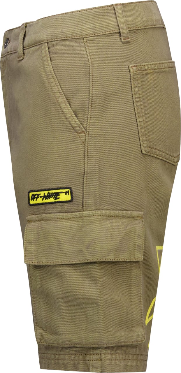 OFF-WHITE Off-White Kinder Jongens Shorts In Olijf Groen Groen