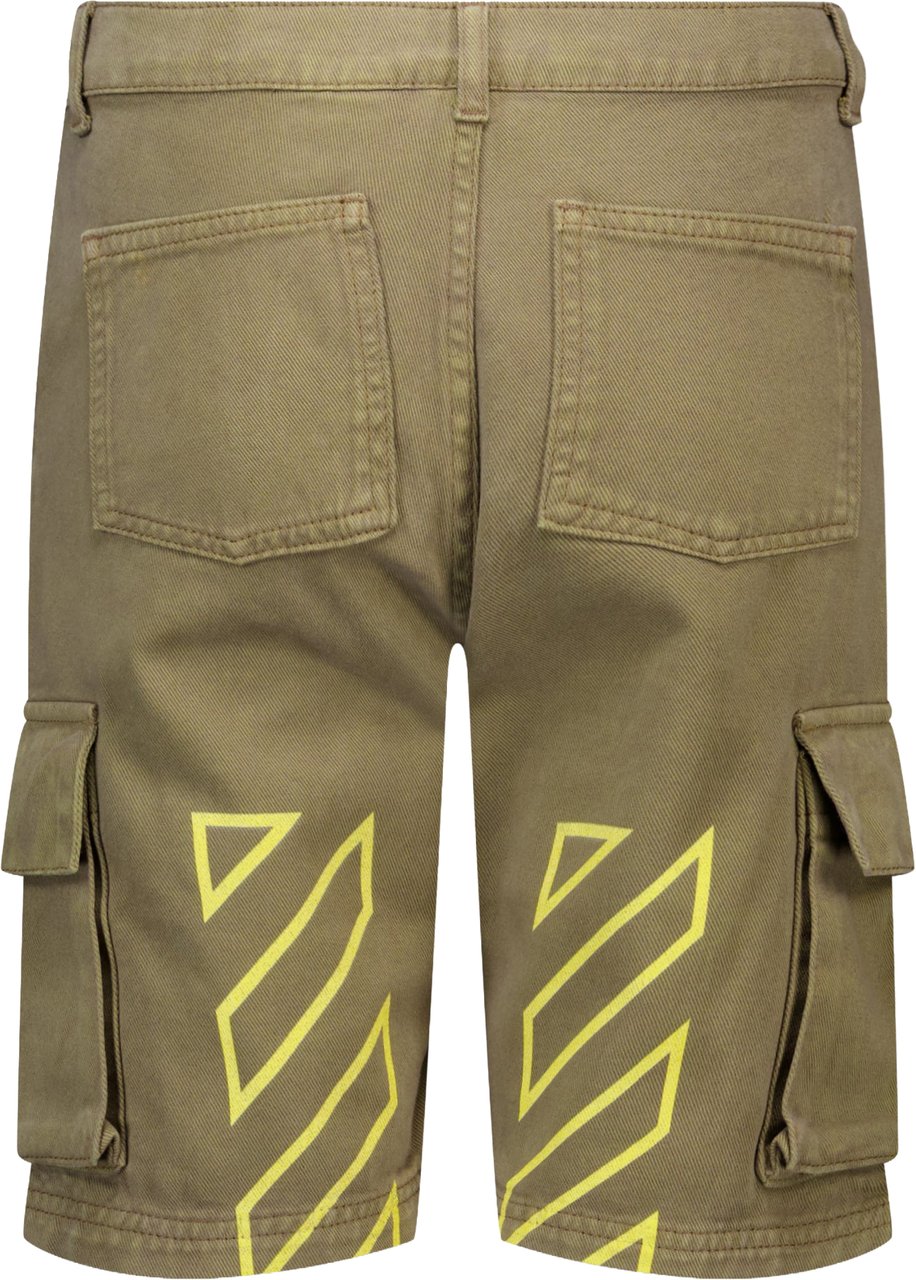 OFF-WHITE Off-White Kinder Jongens Shorts In Olijf Groen Groen